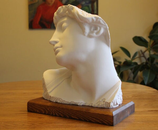 Dying Slave Bust Marble Michelangelo Statue